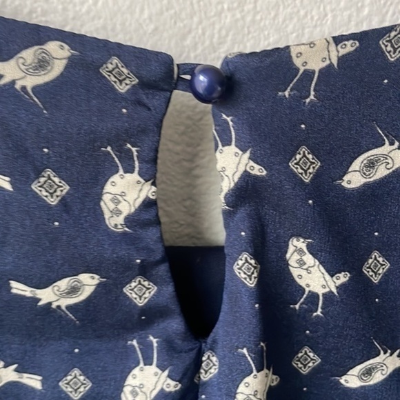 Lily Rose dress navy and tan column dressing simple size small - Picture 5 of 11